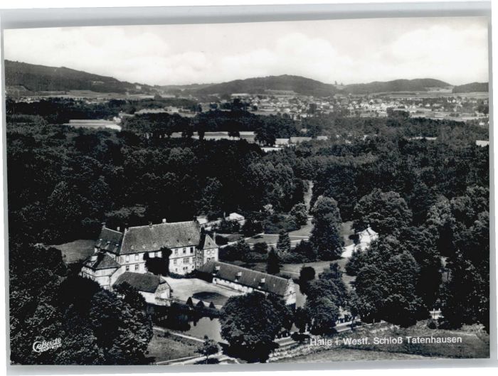 Halle Westfalen Schloss Tatenhausen Fliegeraufnahme