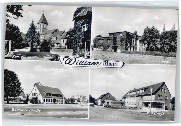 Wittlaer Kirche Schule Bockumer Strasse Kalkstra