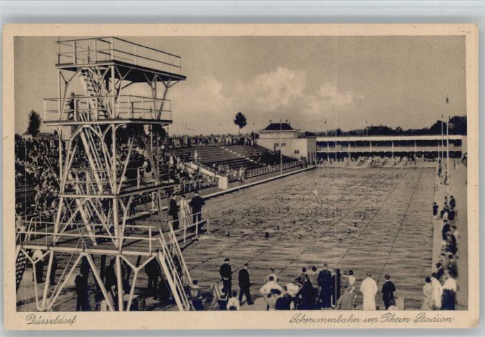 DuessELDORF  CITY chwimmbahn Rheinstadion