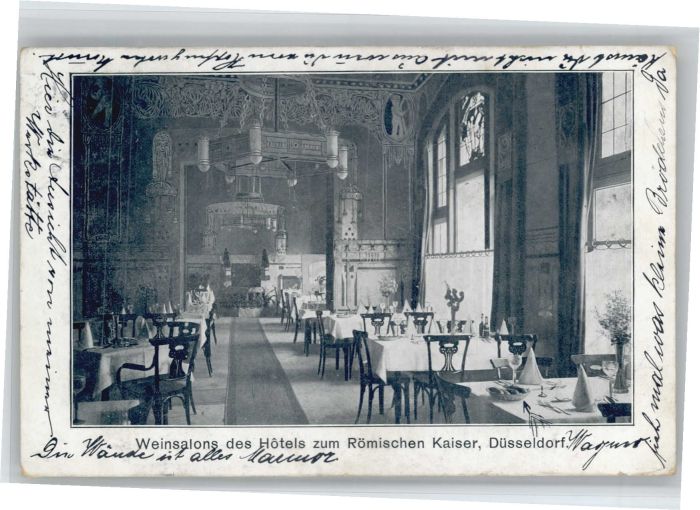 Duesseldorf otel Römischer Kaiser Weinsalon x