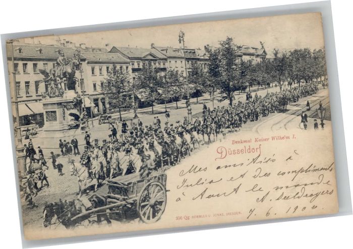 DuessELDORF  CITY enkmal Kaiser Wilhelm