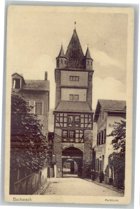 Bacharach Rhein Bacharach Marktturm