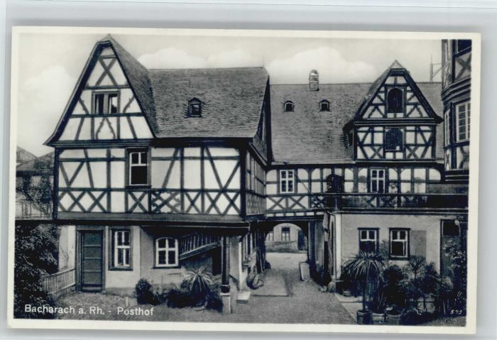 Bacharach Rhein Bacharach Posthof