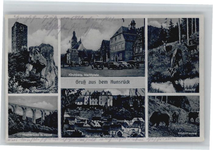 Kirchberg Hunsrueck Stempelabschlag] Koppenstein Marktplatz