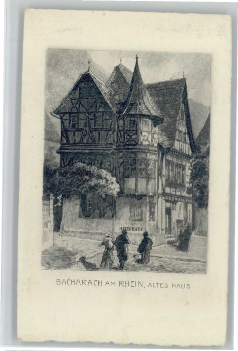 Bacharach Rhein Bacharach Altes Haus