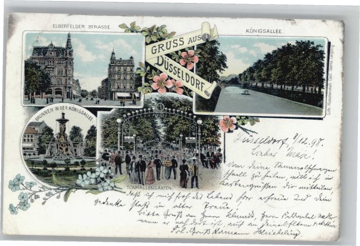 Duesseldorf lberfelder Strasse Königsallee Tonhalle