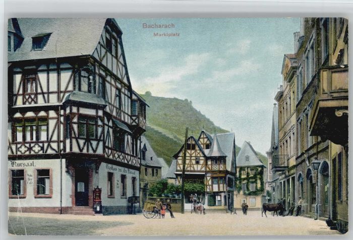 Bacharach Rhein Bacharach Marktplatz