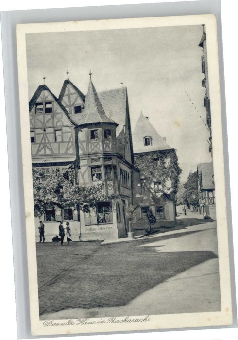 Bacharach Rhein Bacharach Gasthaus Altes Haus
