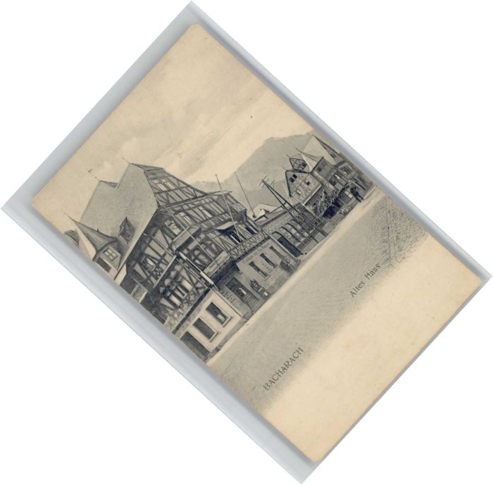 Bacharach Rhein Bacharach Gasthaus Altes Haus
