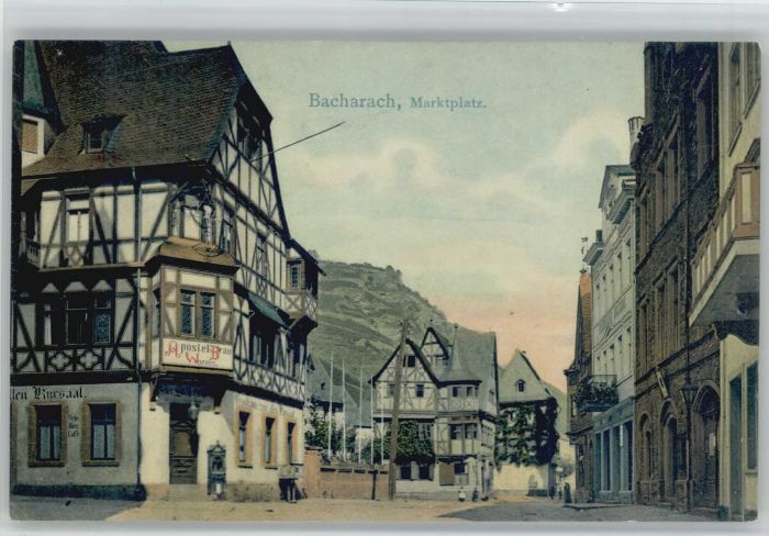 Bacharach Rhein Bacharach Marktplatz