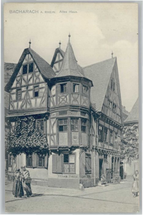 Bacharach Rhein Bacharach Gasthaus Altes Haus