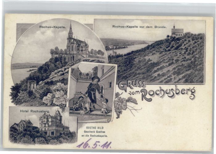 Bingen Rhein Bingen Rochusberg Kapelle Hotel Rochusb