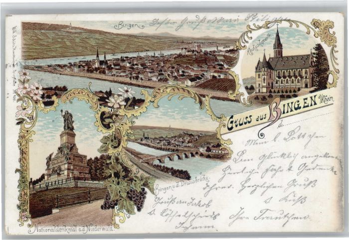 Bingen Rhein Bingen Nationaldenkmal Drususbrücke Roc