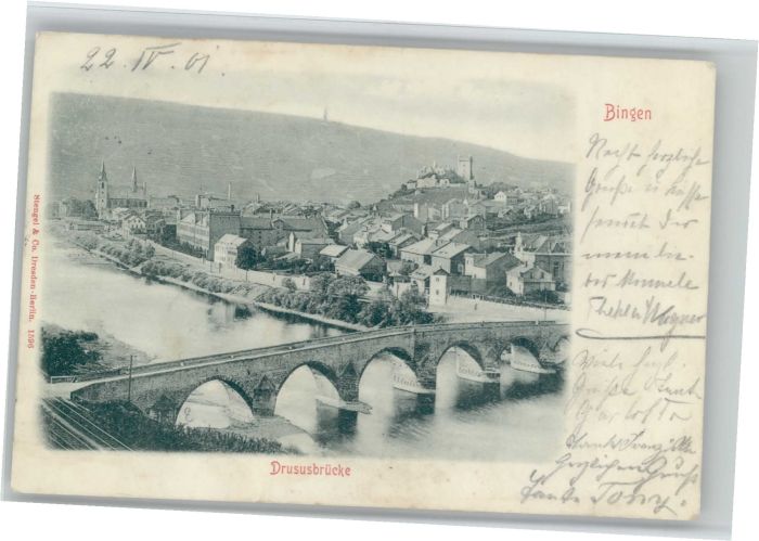 Bingen Rhein Bingen Drususbrücke