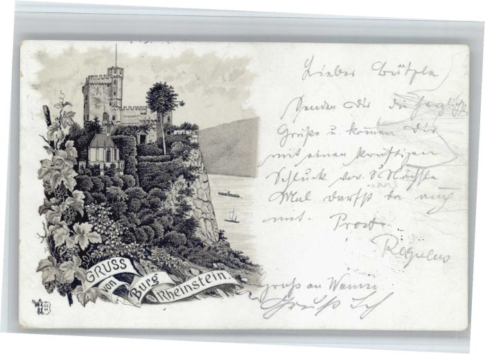 Ruedesheim Rhein urg Rheinstein