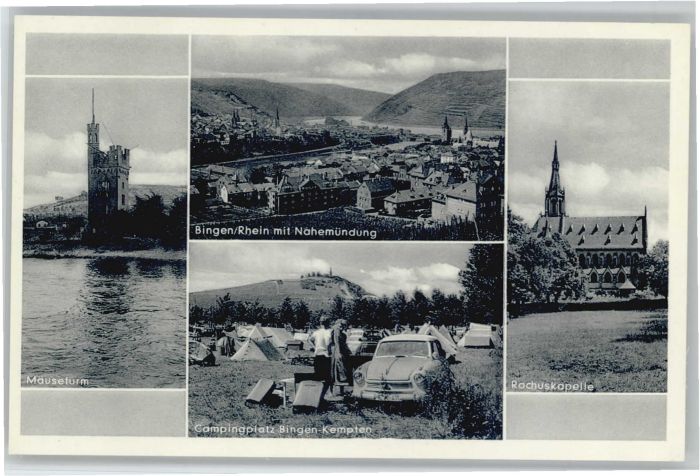 Bingen Rhein Bingen Mäuseturm Rochuskapelle Campingp