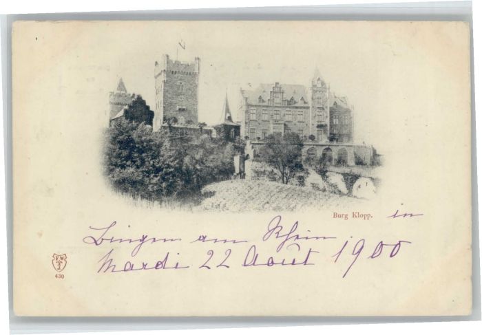 Bingen Rhein Bingen Burg Klopp