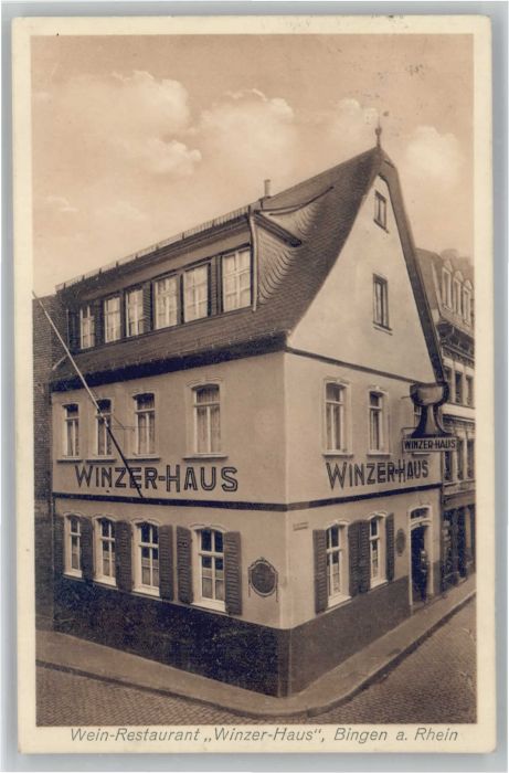 Bingen Rhein Bingen Wein Restaurant Winzer Haus
