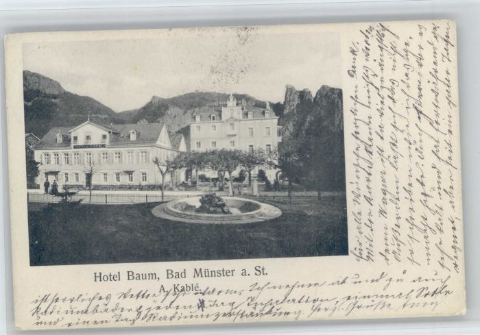 Bad Muenster Stein Ebernburg Bad Münster Hotel Baum