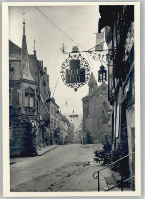 Bacharach Rhein Bacharach Altes Haus