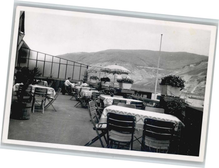 Trechtingshausen Hotel Rheinblick Terrasse