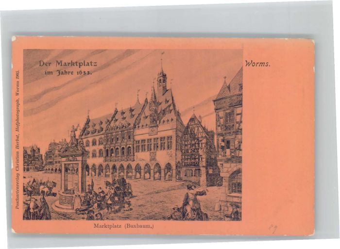 Worms Marktplatz Buxbaum