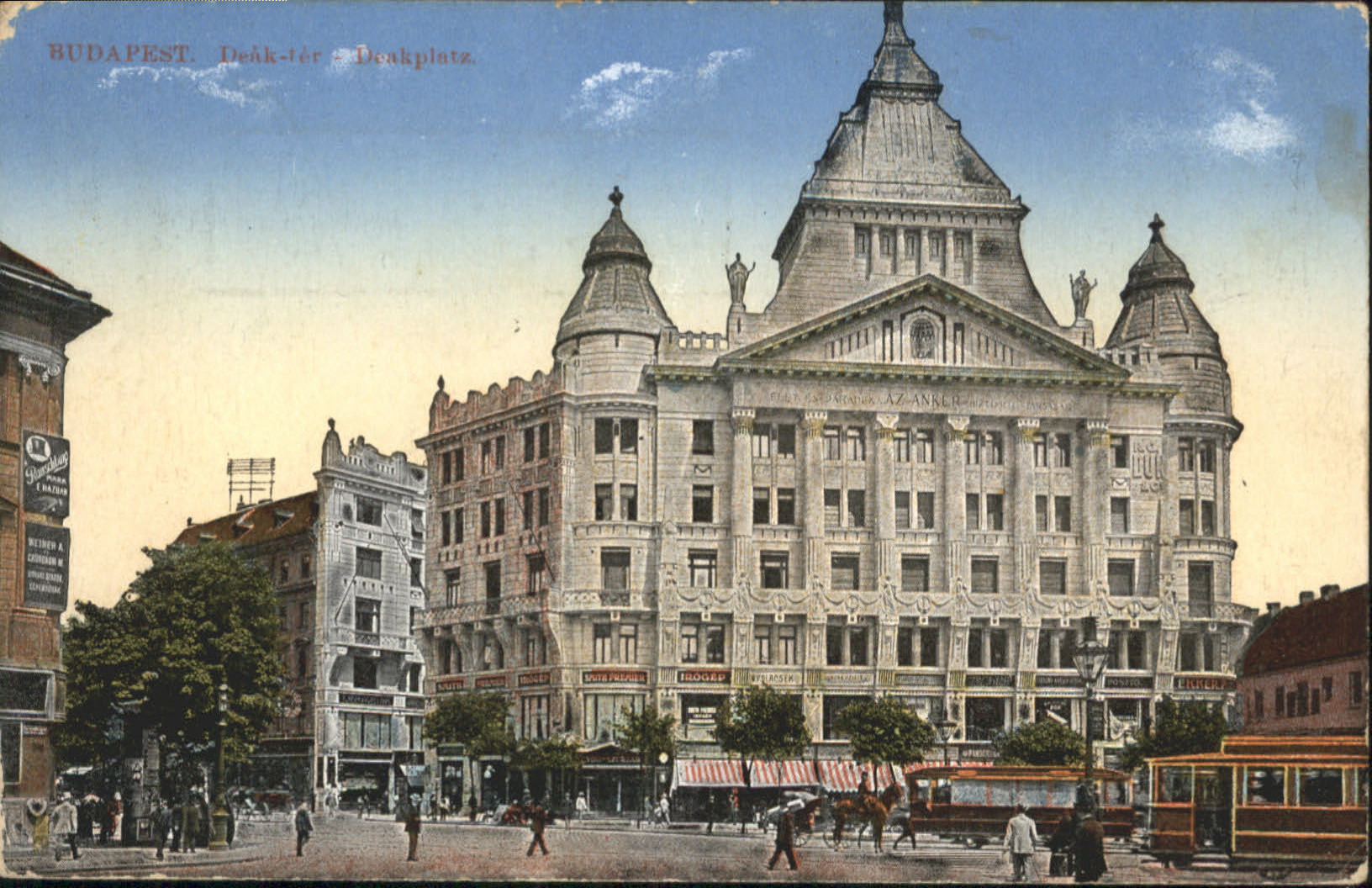 Budapest Denkplatz Pferd