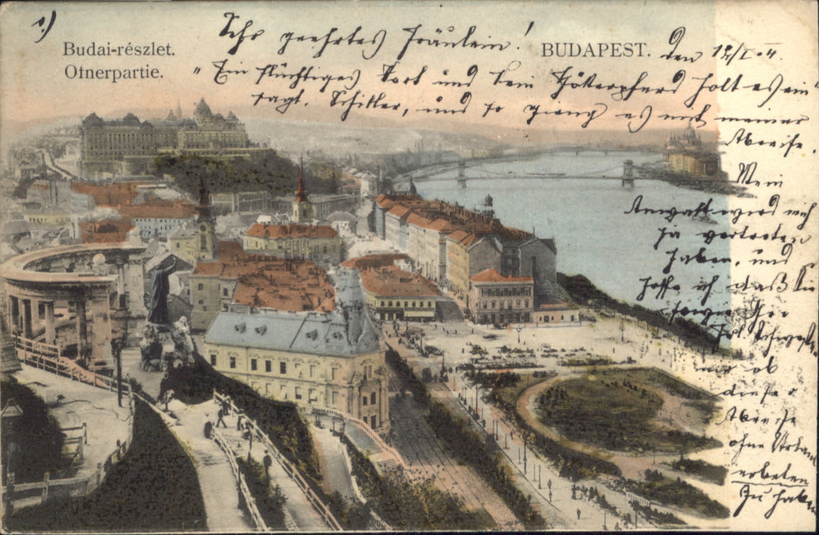 Budapest Otnerpartie Brücke