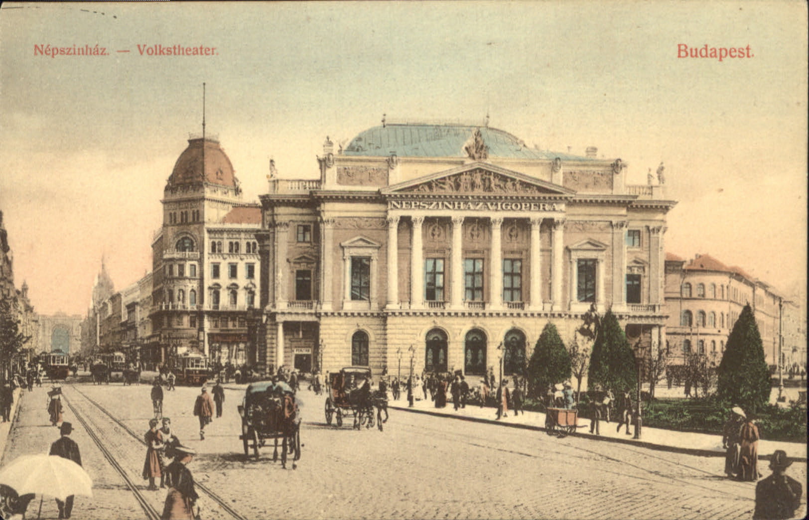 Budapest Volkstheater Kutsche