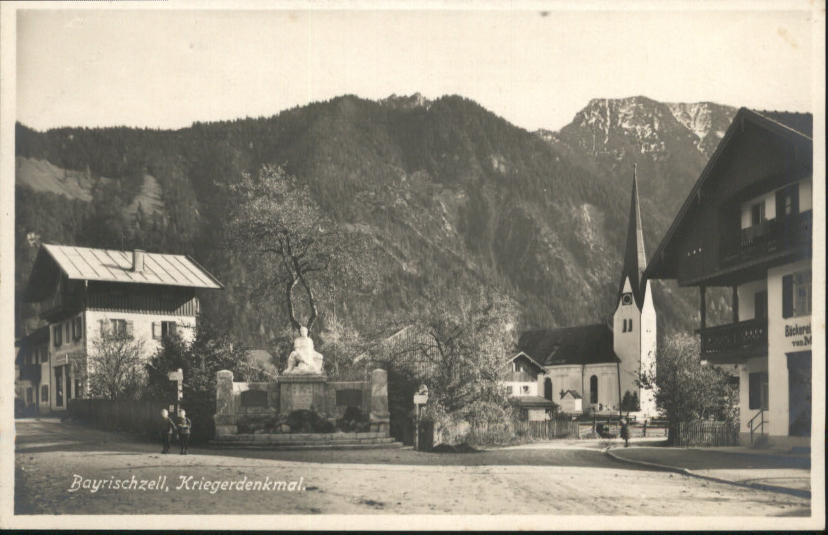 Bayrischzell Krieger Denkmal Kirche