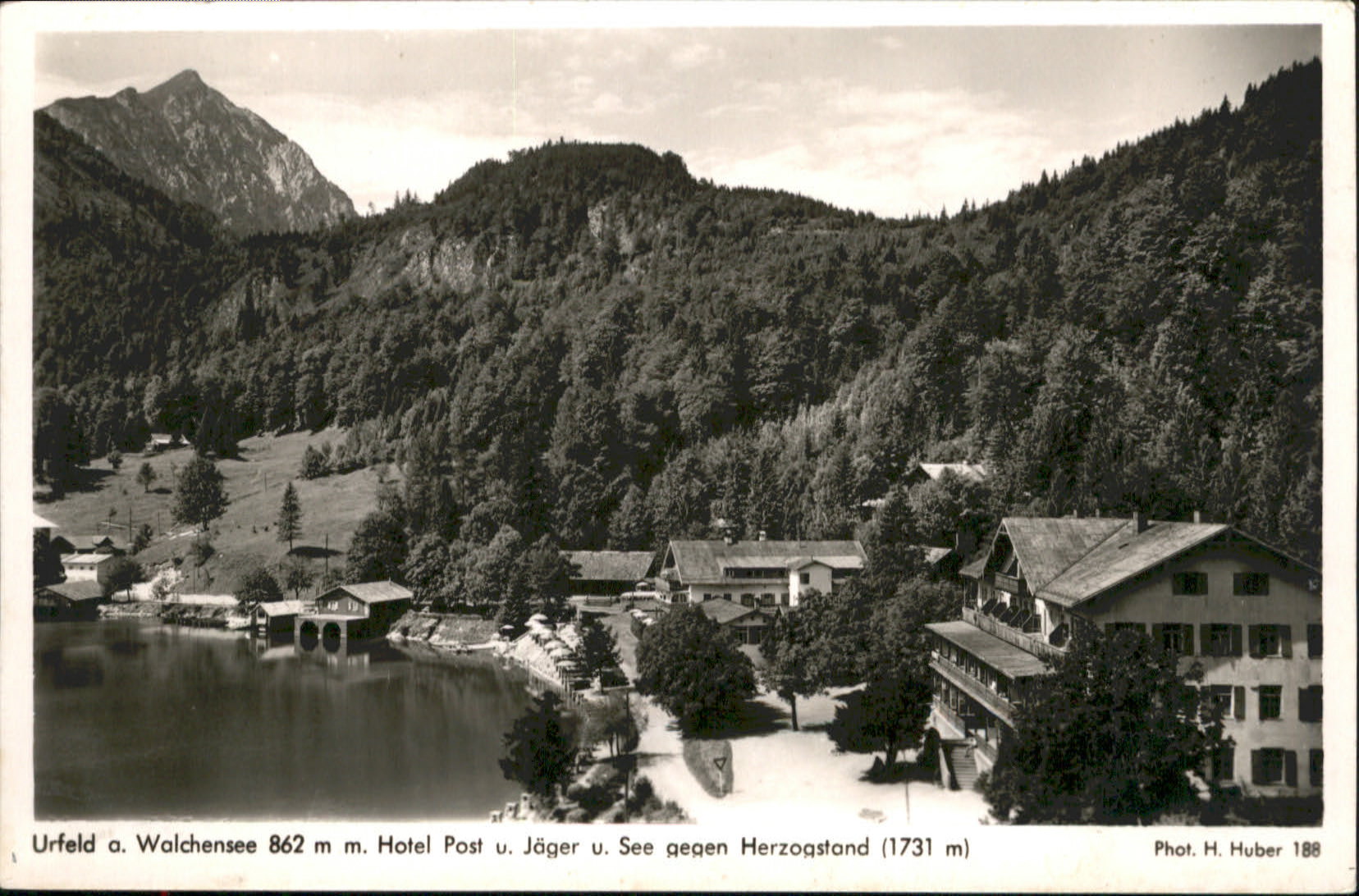 Urfeld Oberbayern Walchensee Hotel Post Herzogenstand