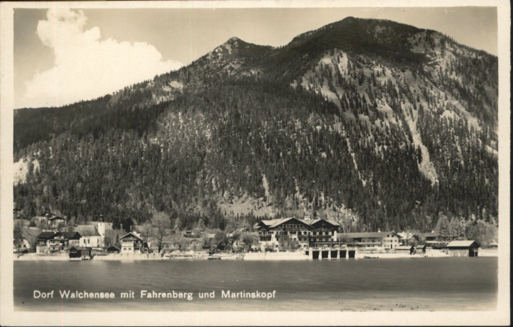Walchensee Fahrenberg Martinskopf