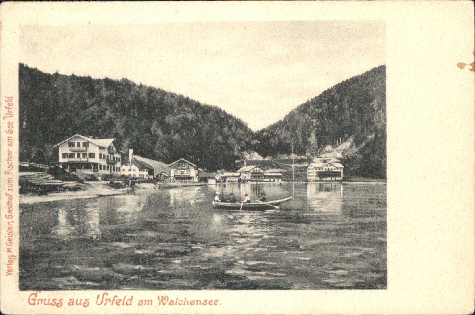 Urfeld Oberbayern Walchensee Boot
