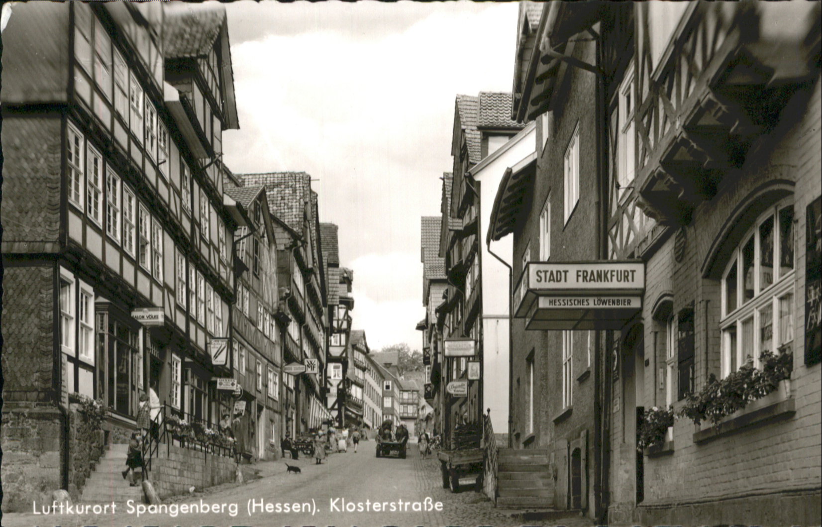 Spangenberg Hessen Klosterstrasse Gasthaus Stadt Frankfur
