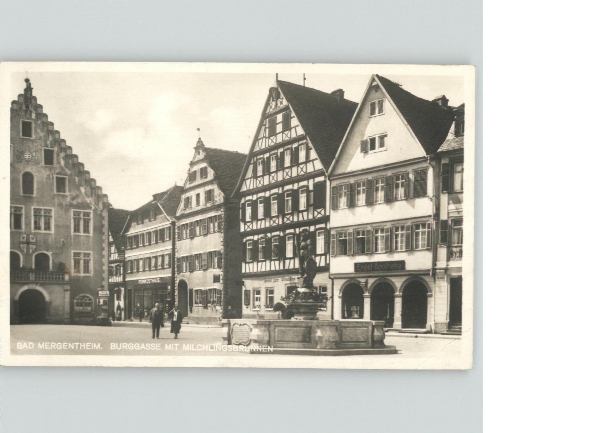 Bad Mergentheim Milchlingsbrunnen Burggasse