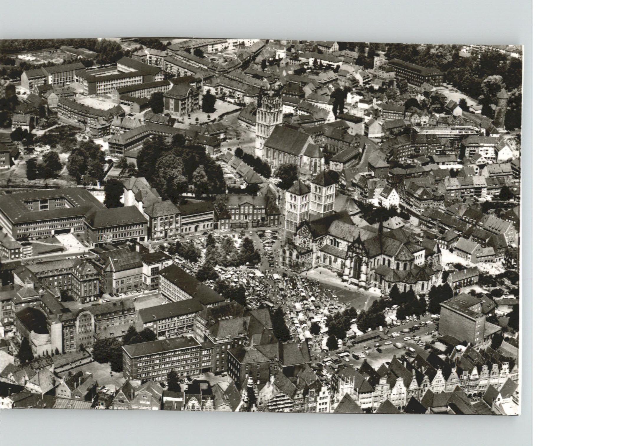 Muenster Westfalen Fliegeraufnahme Dom