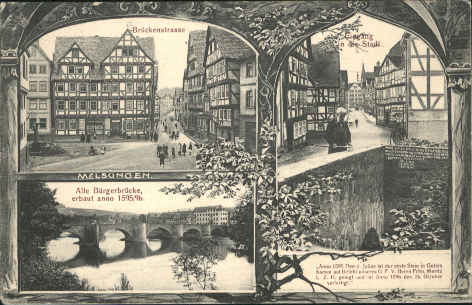 Melsungen Fulda Brückenstrasse Bürgerbrücke