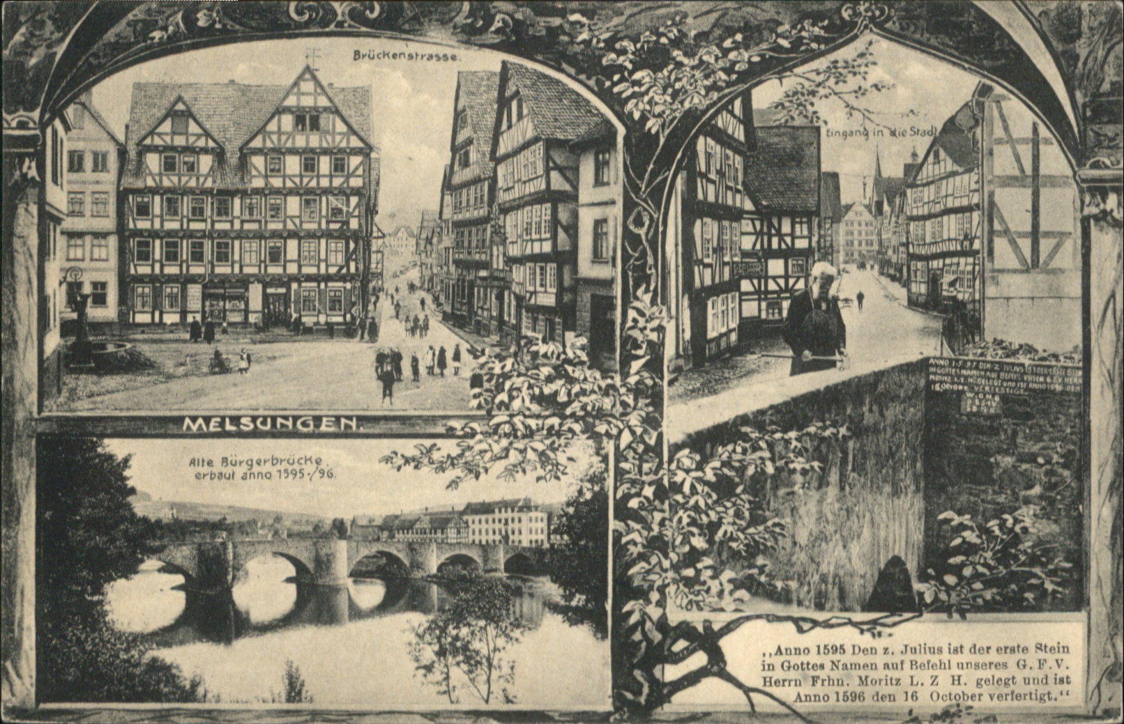 Melsungen Fulda Brückenstrasse Bürgerbrücke