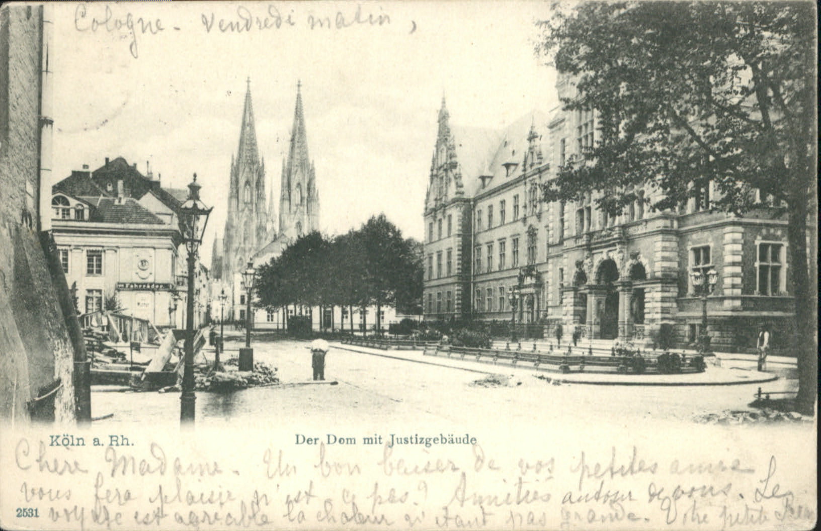 Koeln Rhein Dom Justizgebäude