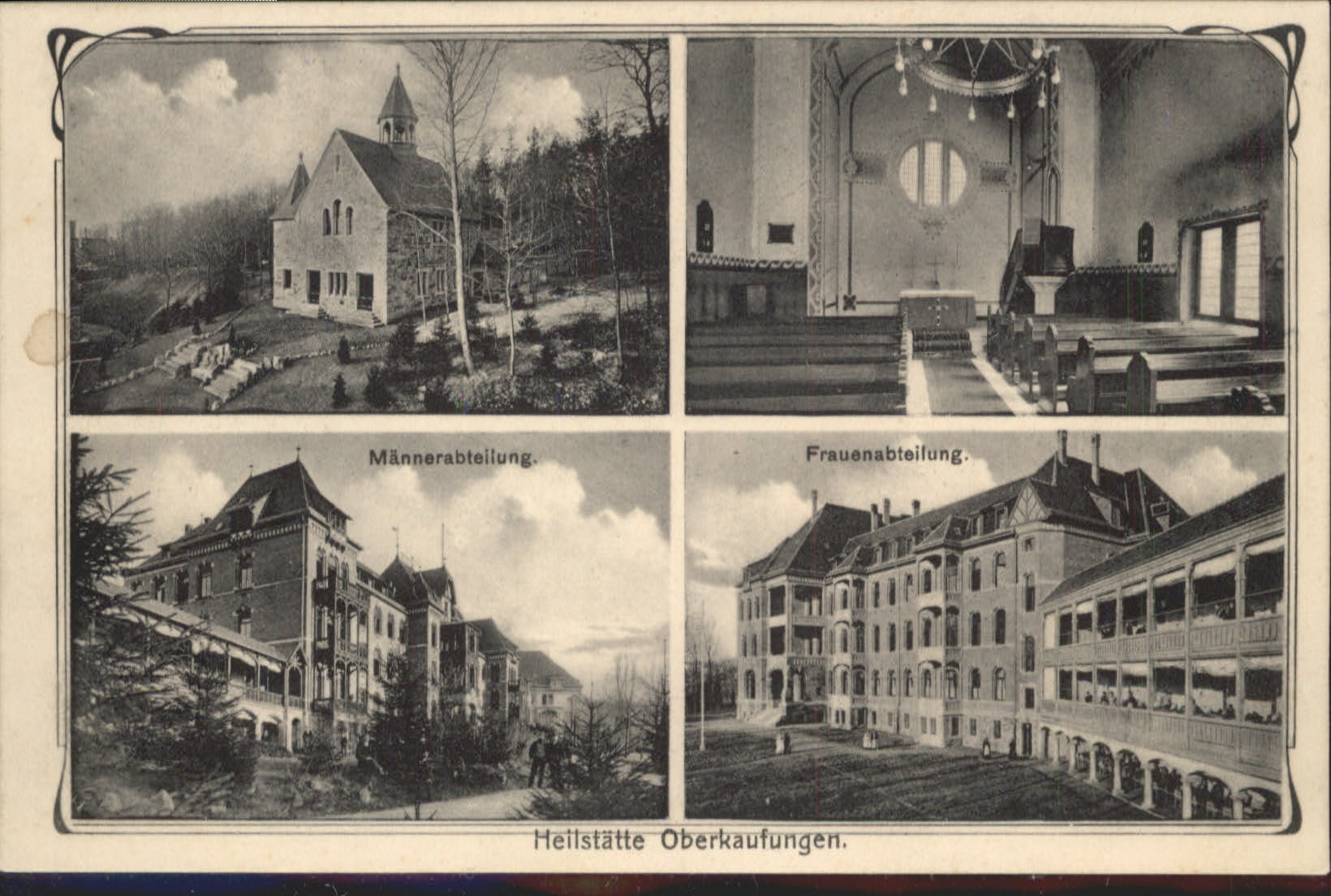 Oberkaufungen Heilstätte Männerabteilung Frauenabteil