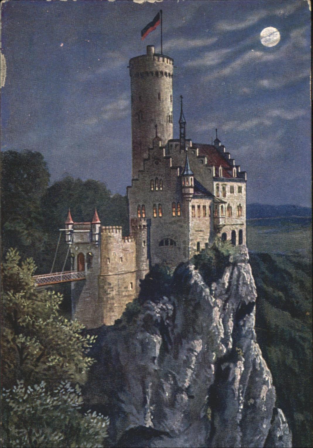 Schloesser Schloss Lichtenstein Künstler J. Schäfe