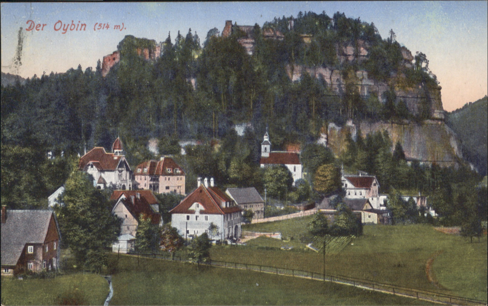 Oybin Sachsen Berg Oybin
Dorf Oybin