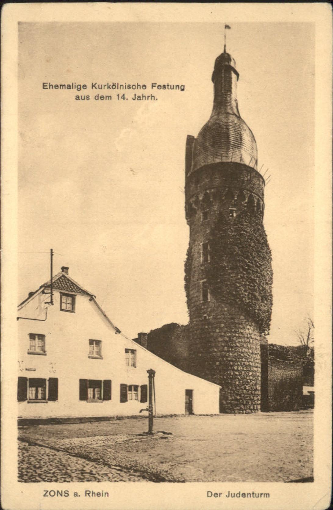 Zons Rhein NRW Judenturm