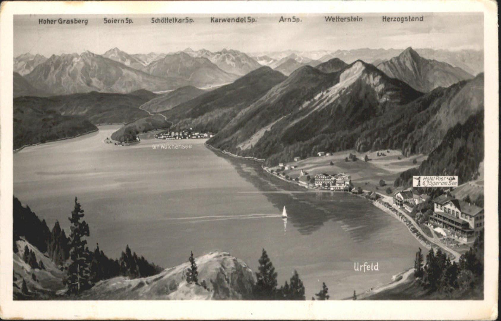 Urfeld Oberbayern Walchensee