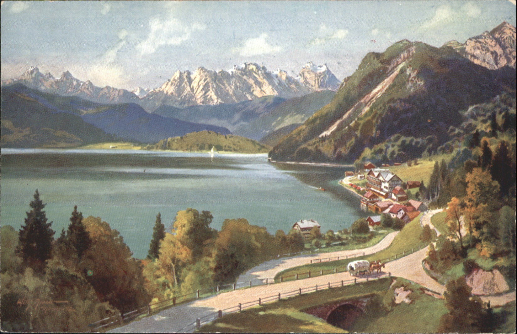 Urfeld Oberbayern Walchensee