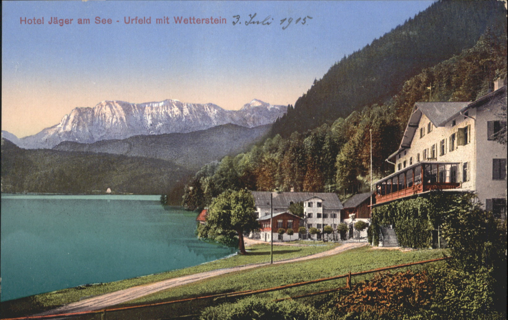 Urfeld Oberbayern Walchensee
wetterstein