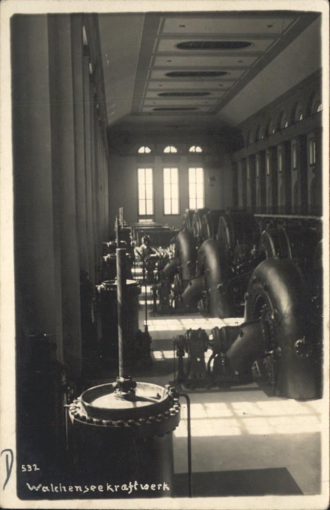 Walchensee Walchenseekraftwerk
Turbinenraum