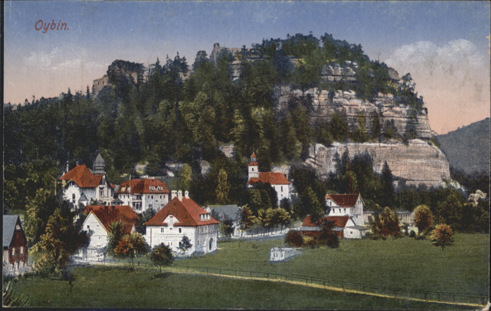 Oybin Sachsen Berg Oybin
Dorf Oybin