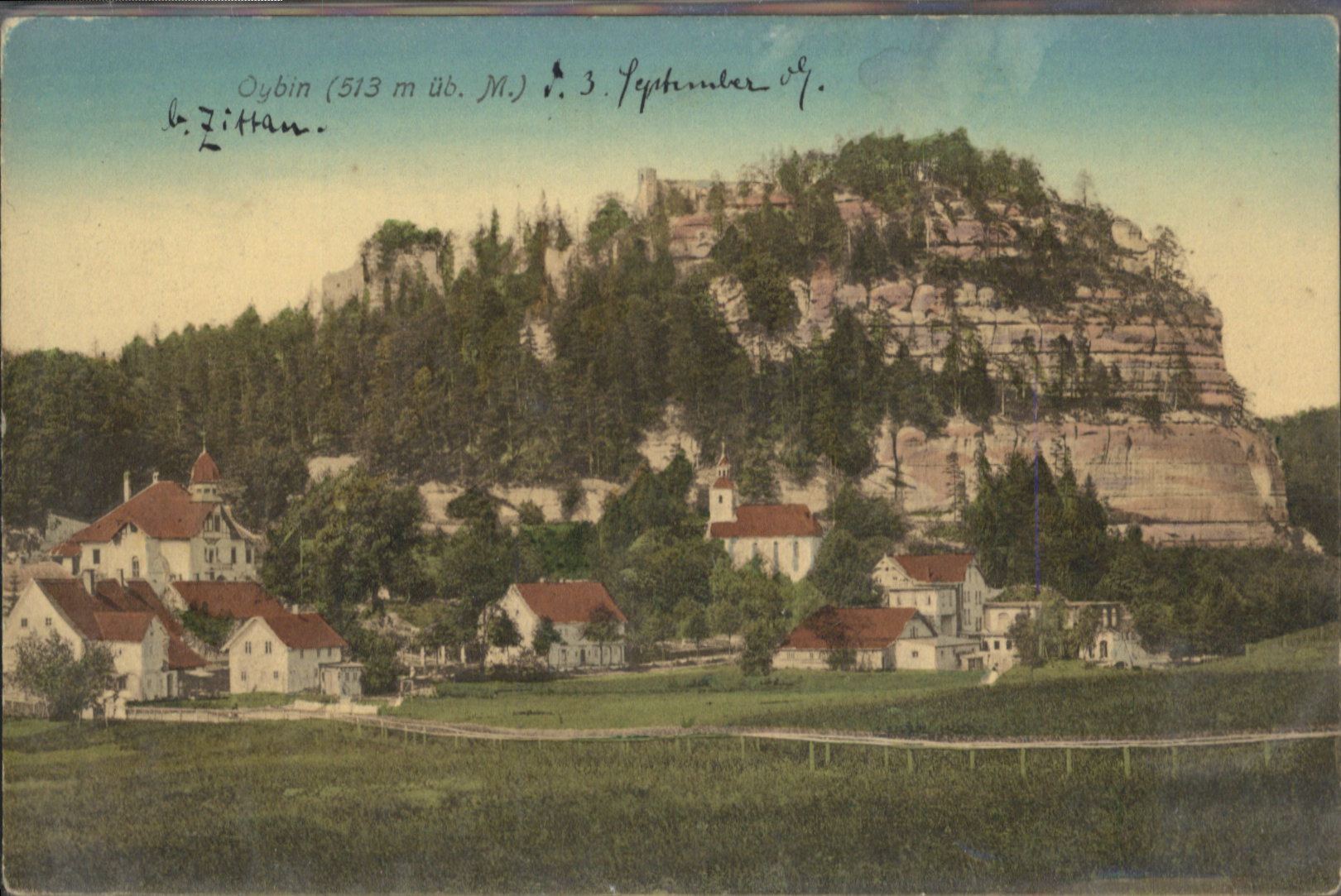 Oybin Sachsen Berg Oybin
Dorf Oybin