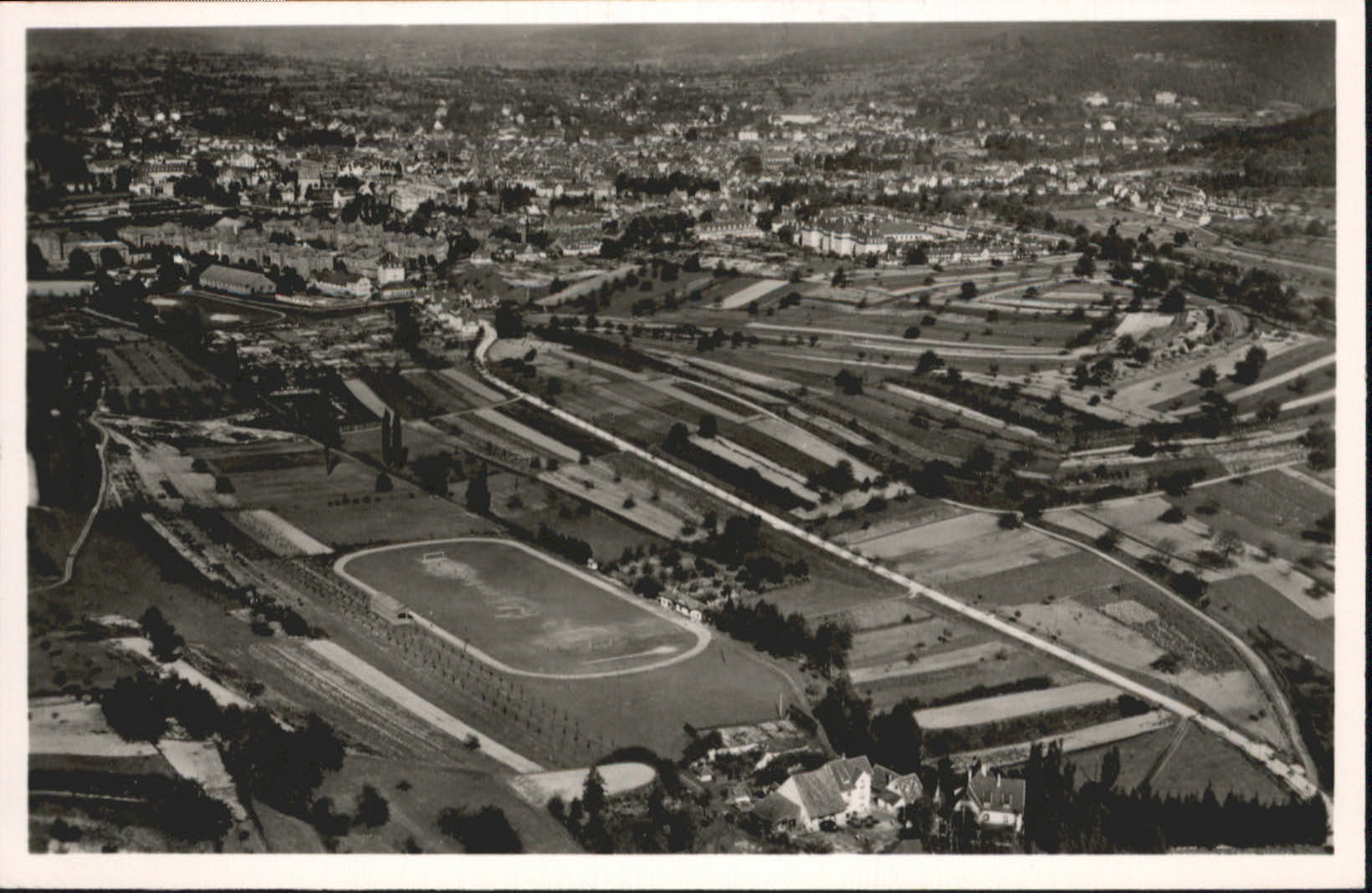 Lahr Schwarzwald Flugzeugaufnahme